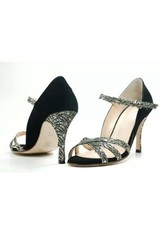 New Odile Black Tango Shoes 37 US size 6 1/2