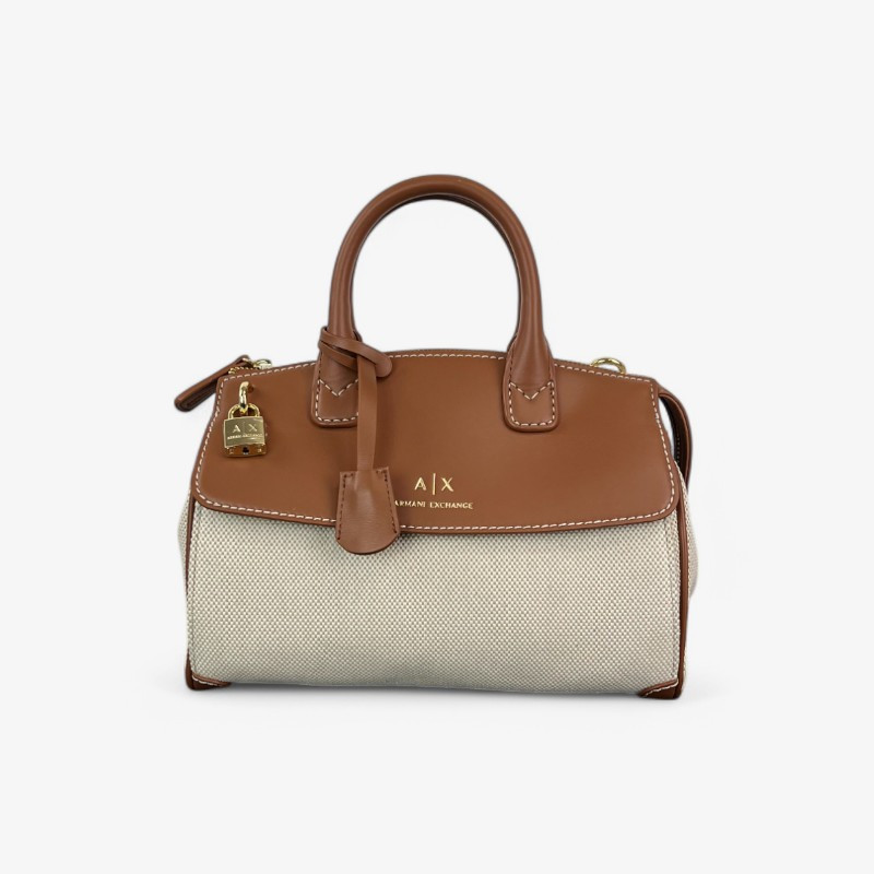 Сумка Borsa Donna Armani Exchange AX XW000307 a mano в цвете экопель виски PE25