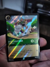 AMC Buzz Lightyear Space Ranger 57/P3 Lorcana Card Toy Story 5 Movie Promo Foil