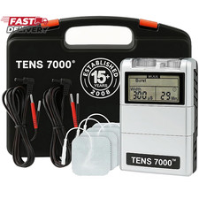 TENS 7000 Digital TENS Unit with Accessories - Muscle Stimulator Machine for Bac