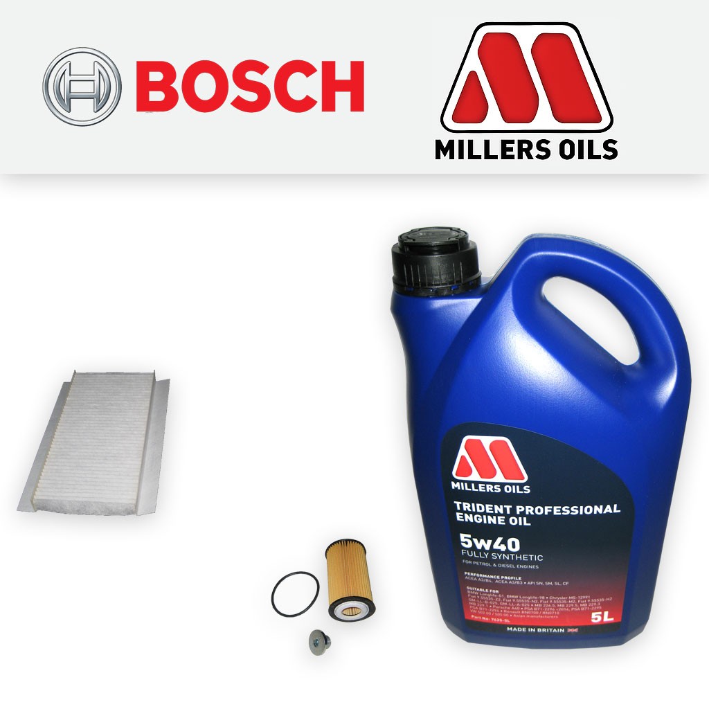 SERVICE KIT for VAUXHALL VECTRA C 1.8 16V Z18XER OIL CABIN FILTER +OIL 2006-2008