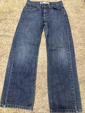 VINTAGE Levi's 550 Relaxed Fit Denim Jeans 12 Slim 24x26 Y2K Western