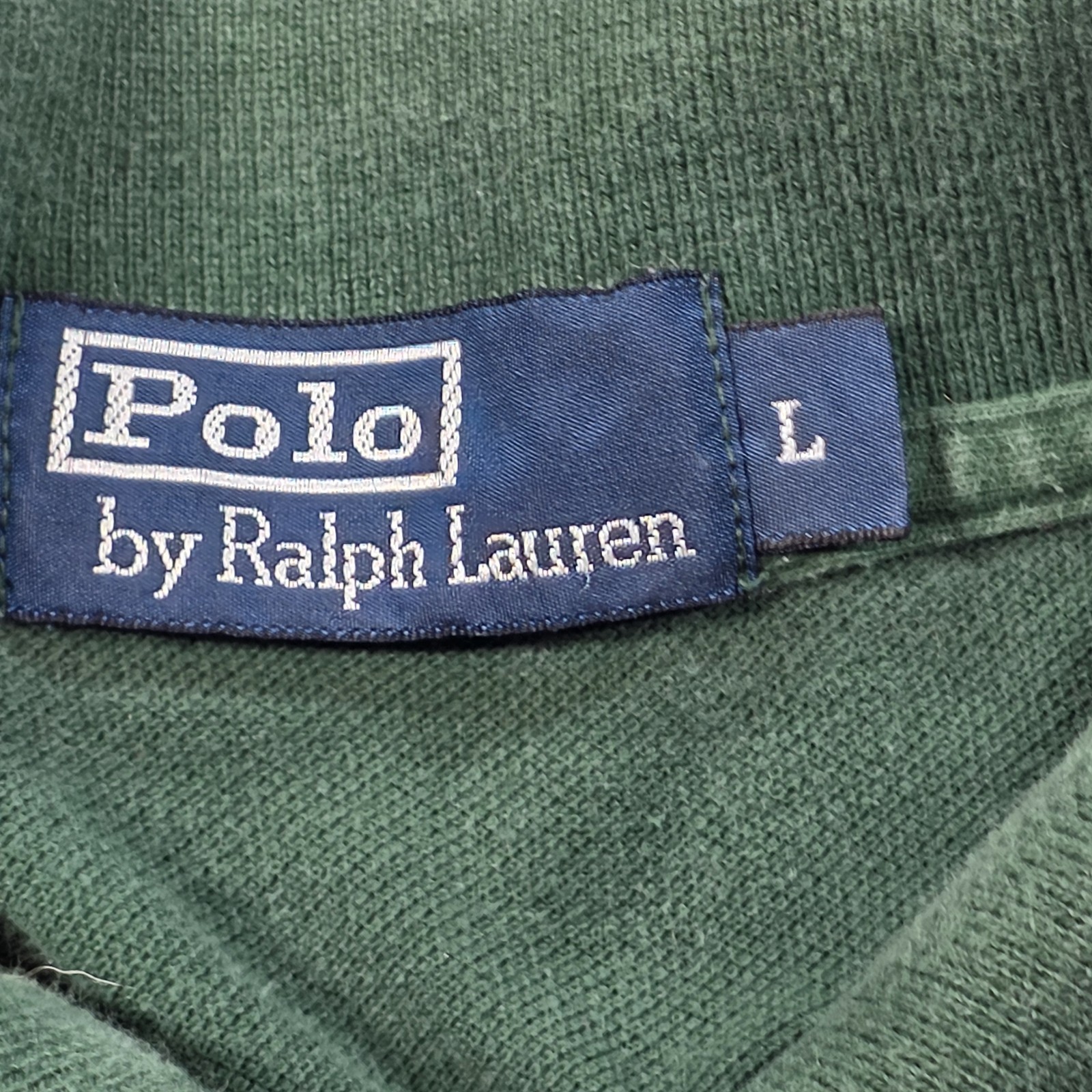 Polo Ralph Lauren Men's Short Sleeve Large Green Polo Shirt Golf Tennis Outdoor thumbnail 9