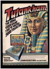 Tutankham Atari Sears Parker Brothers Video Game Vintage Authentic Print Ad
