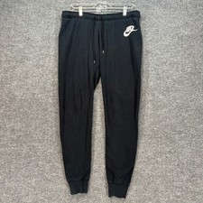 Nike Jogger Pants Womens XL Black Fleece Cuff...