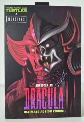 NECA TMNT x Universal Monsters Shredder as Dracula Ultimate Action Figure NEW