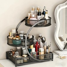 Calaytaly 3 Tier Bathroom Skincare Makeup Organizer Shelf