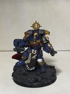 Painted Games Workshop Warhammer 40K Ultramarines Marneus Calgar Gravis Armor