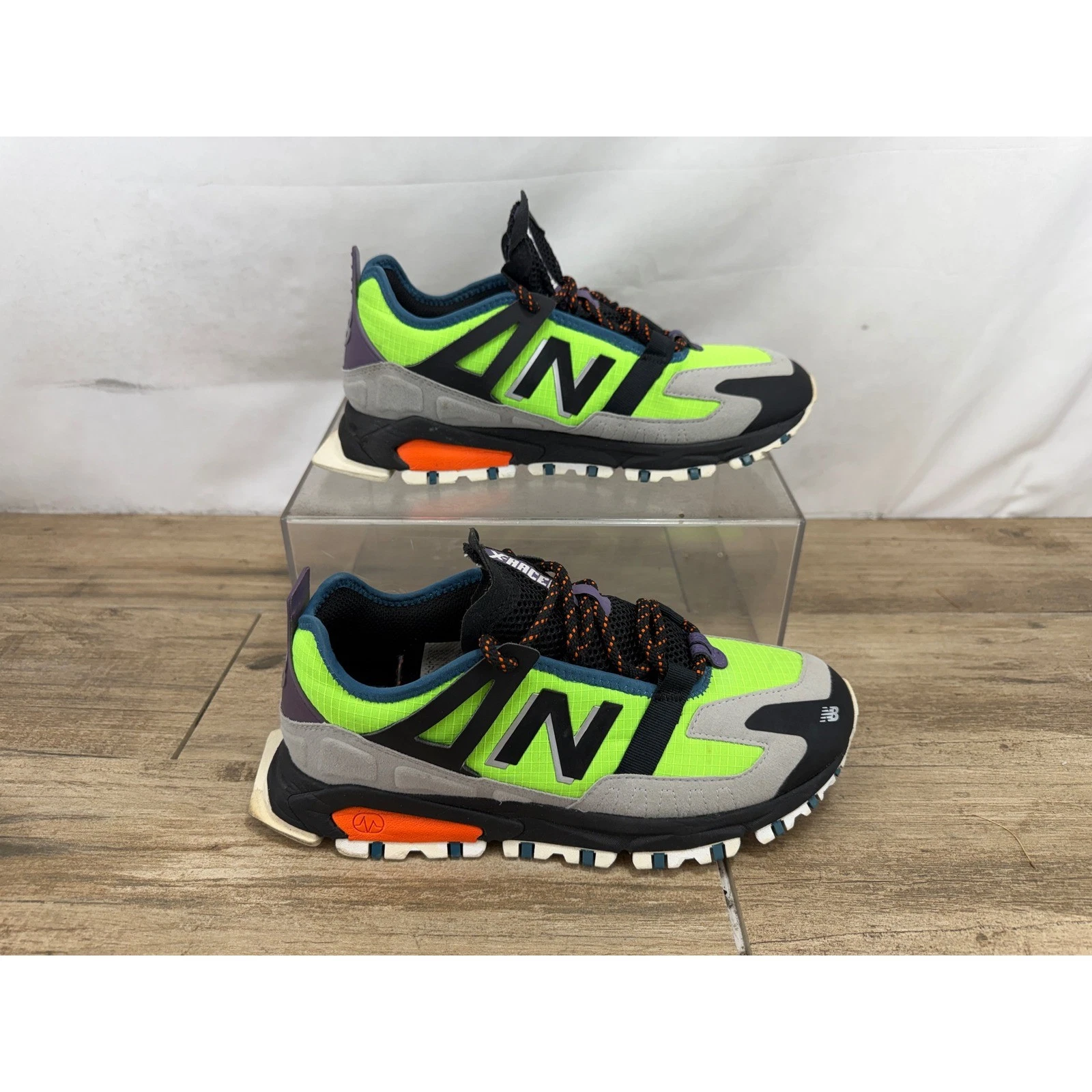 New Balance X-Racer Trail Energy Lime Black MSXRCTCC Mens 9 Sneakers