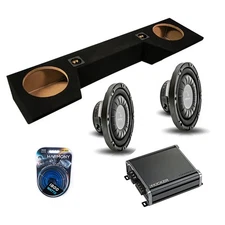 Harmony Audio HA-F104 10" Subwoofer Fits 19-25 Dodge Ram Quad Cab w/ 46CXA8001