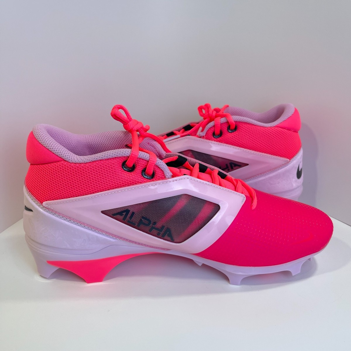 Nike Alpha Menace 4 Pro NRG Racer Pink/Grey Cleats Men's HJ4568