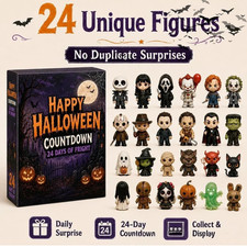 2026 Halloween Advent Calendar 24 Nights Countdown Horror Movie Mini Figures  