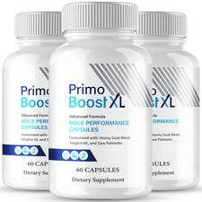 Primo Boost XL Capsules, Official PrimoBoostXL Supplement Pills 3 Pack 