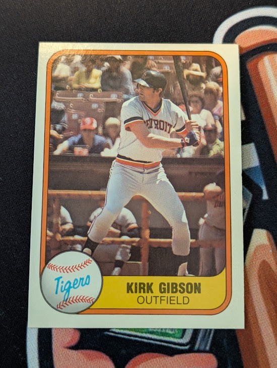 1981 Fleer - Kirk Gibson #481 (RC)