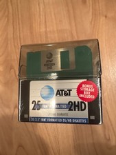 AT T IBM Formatted 25 3.5 2HD colorful diskettes