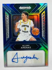 2024 Prizm Draft Picks Alijah Arenas Sensational Signatures Blue Auto /99