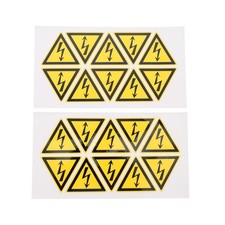 20 Pcs Machine Safety Caution Decal Factory Warning Labels