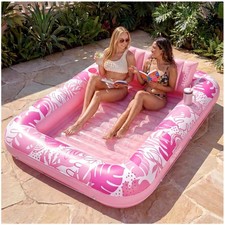 Extra Large Inflatable Tanning Pool Lounger F...