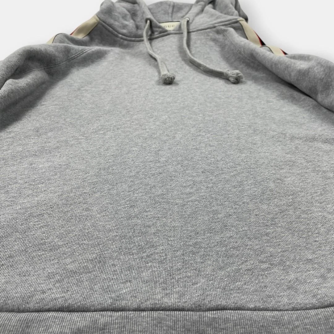 Felpa con cappuccio pullover Gucci linea tecnica logo laterale L m3_0712