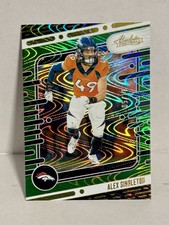 2024 Panini Absolute - Alex Singleton #32 Green Waves /50 SSP Hit NFL Denver