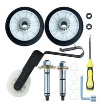 4392065 Dryer Repair Kit with 349241T Drum Roller Kit, 691366 Idler Pulley... 