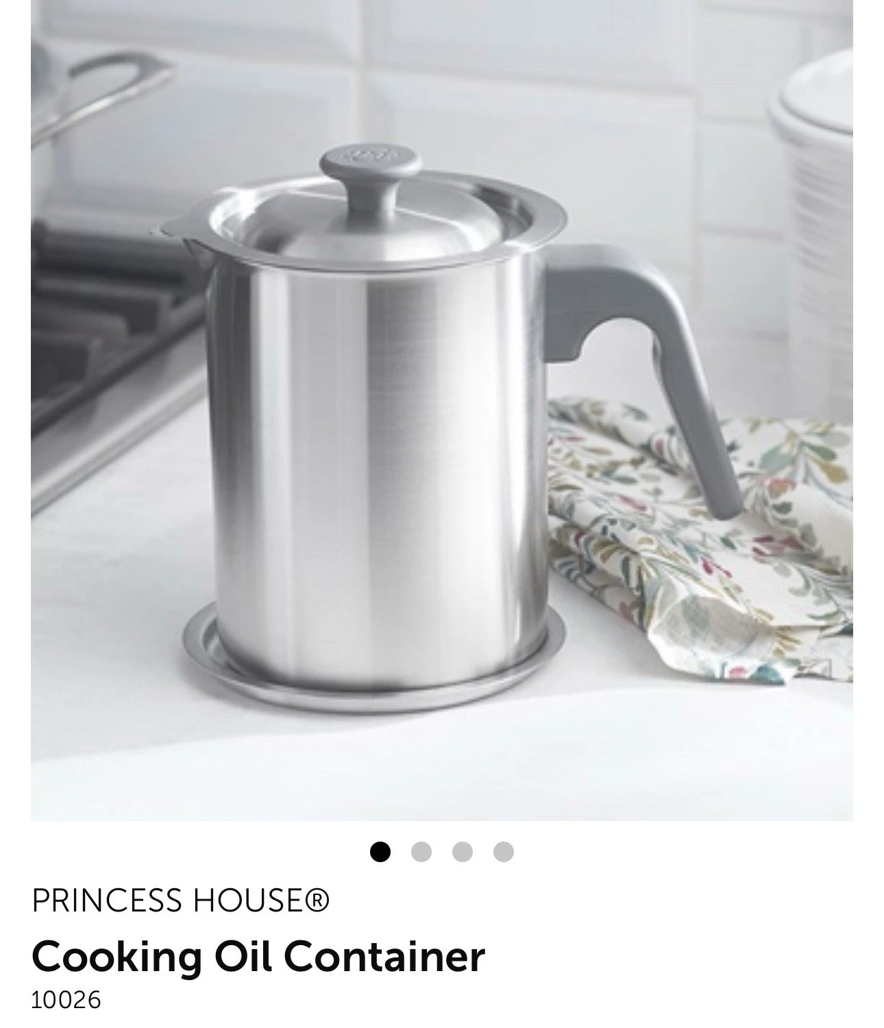 Princess House Stainless Steel Cooking Oil Container 10026
Opens in a new window or tab