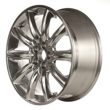 Metallic Polished 10 Spoke 20 X 8 Refurbished Wheel Metallic Polished 10 Spoke 20 X 8 Refurbished Wheel