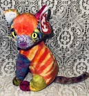 Ty Beanie Babies Kaleidoscope Cat 2000 Retired Plush with Tags vintage rare