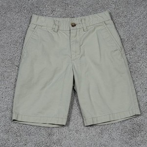 Polo Ralph Lauren Boys Khaki Classic Polo Chino Shorts Size 6 Tan Cotton Twill