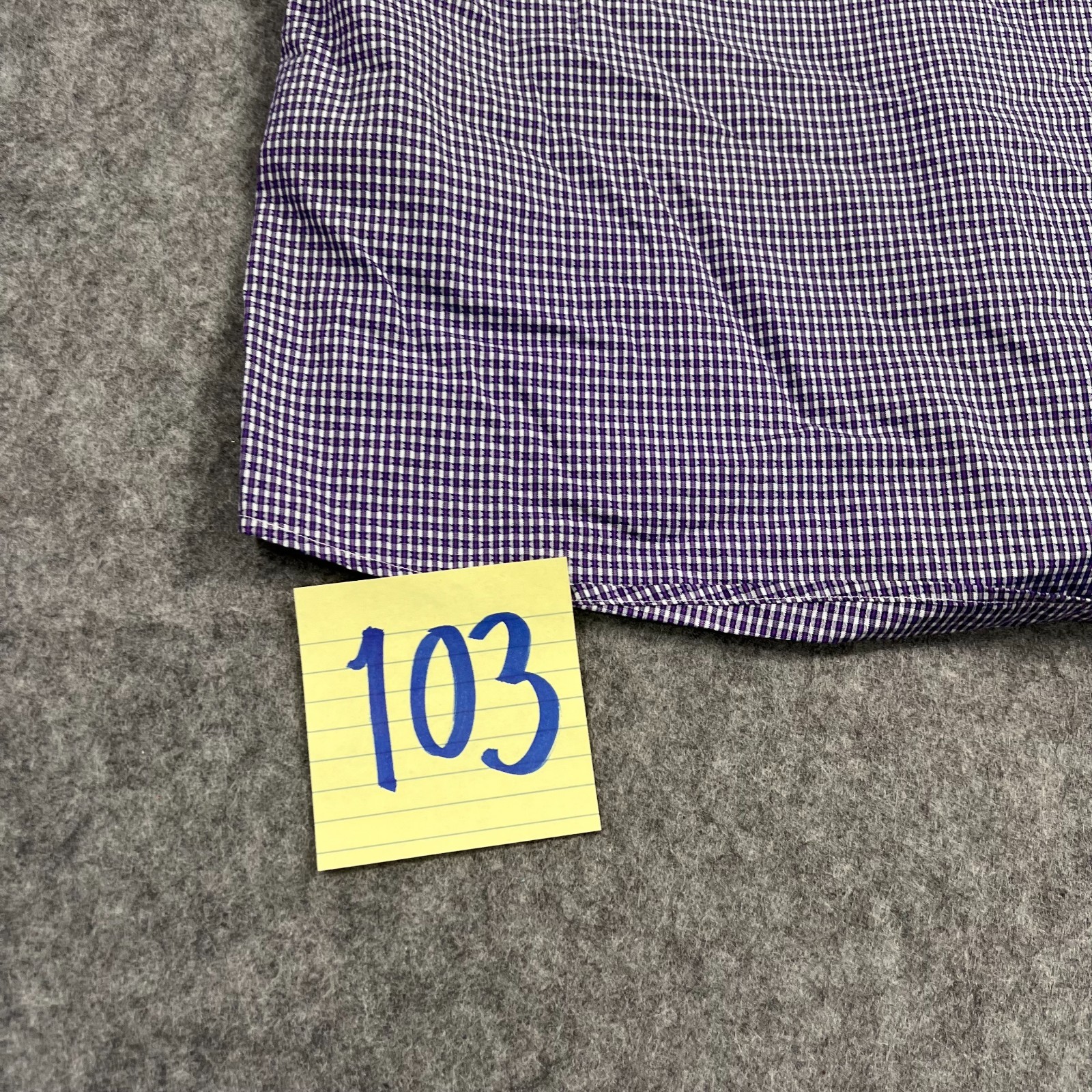 Ermenegildo Zegna Purple Plaid Long Sleeve Button Down Dress Shirt Men's Size XL