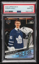 2020-21 Upper Deck Young Guns Joseph Woll #208 PSA 10 GEM MT 0w0l