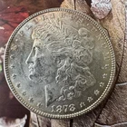 1878 Morgan Dollar 7tf Rev 78 Vam 196a / Unc / Toned