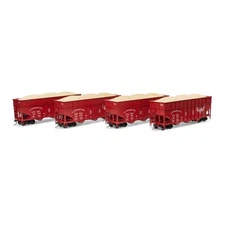 Athearn HO ATH 40' Wood Chip Hopper w/Load GMO #82519/82521/82533/82548 4