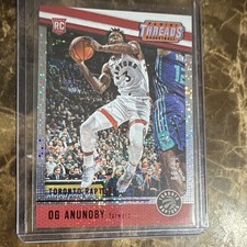 2017-18 Panini Threads OG Anunoby Rookie Dazzle Parallel #84 Raptors /99