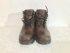 Ugg Boots Fleece Lined Brown Leather Lace Up EU 40, UK 6, Men  s 7, Women  s 9