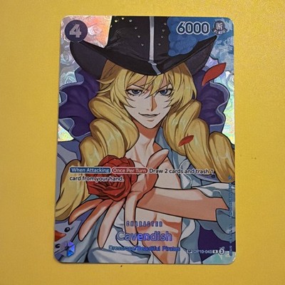 One Piece OP-16 Rare Cavendish SP OP10-045 Foil Card The Time Of Battle