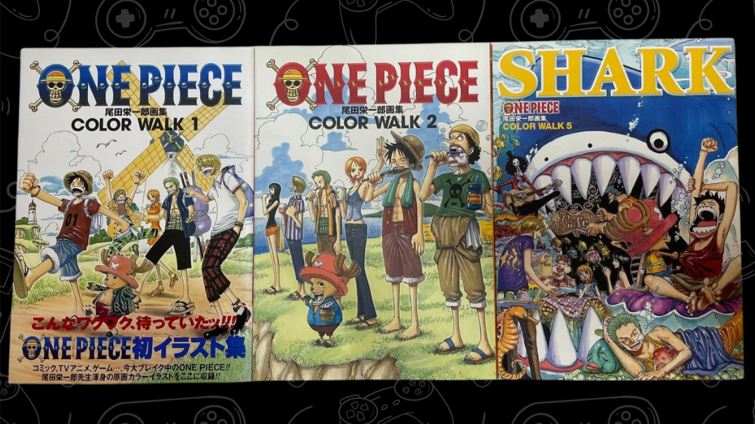One Piece Color Walk Art Book Lot (1, 2 & 5 SHARK) – Eiichiro Oda