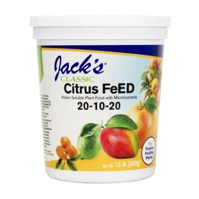 Jack's Classic 20-10-20 Citrus FeED Water-Soluble Fertilizer, 1.5lbs