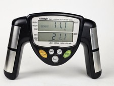 OMRON HBF-306C Body Fat BMI Loss Handheld Portable Monitor Tested And Working