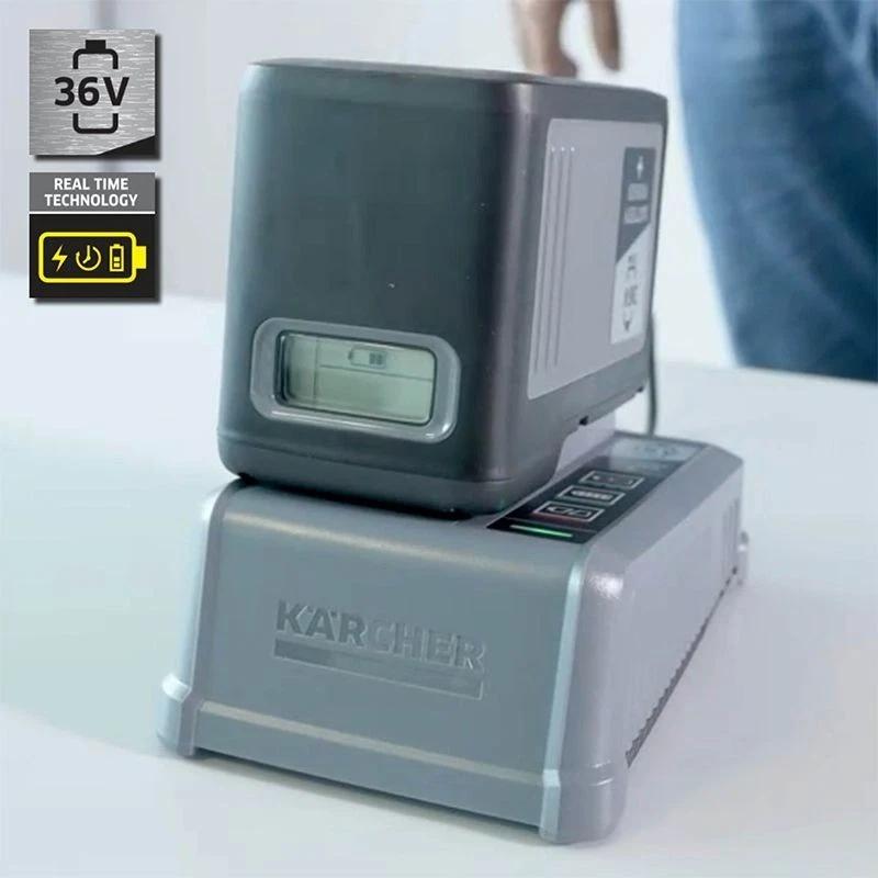 Batería de iones de litio Karcher 36V 7,5Ah para aspiradora mochila batería BVL 5/1 Foto 4 de 4