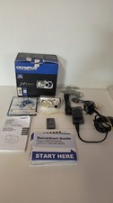Boxed Olympus 400 Digital 4.0MP mju Camera Silver/Gold ,