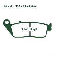 Bremsbelag BremsbeläGe EBC FA226 Vorne FüR Honda CBF 600 N Bj. 2004-2010