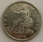 1878-S Trade Dollar US Silver Stunning Shine About Uncirculated (Approximately)