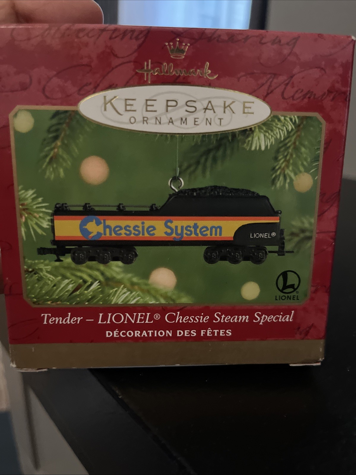2001 Hallmark Lionel Chessie Steam Special Die-Cast Metal Tender Train