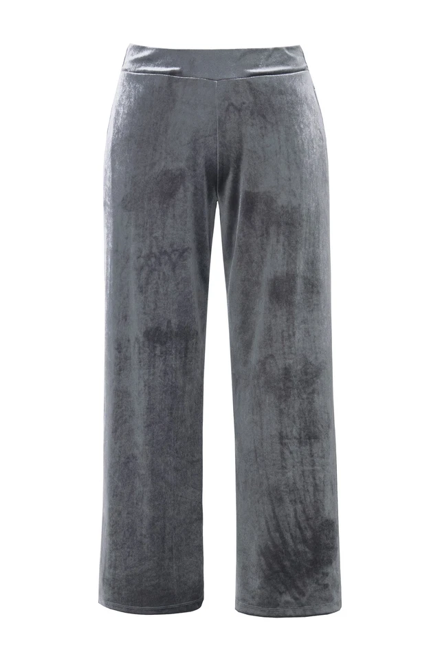 MIAMODA Damen große Größen Samthose weites Bein elastischer Bund 836323 - Bild 1 von 1