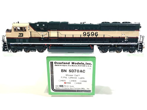 Overland OMI BN EMD SD70MAC Burlington Northern Executive #9596 HO latón #6606.1 | Zustand: Used