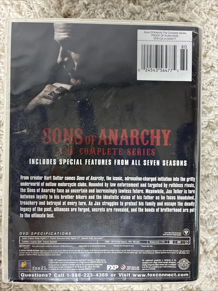 New Sealed Sons of Anarchy: the Complete Series (DVD) - Image 2 of 4