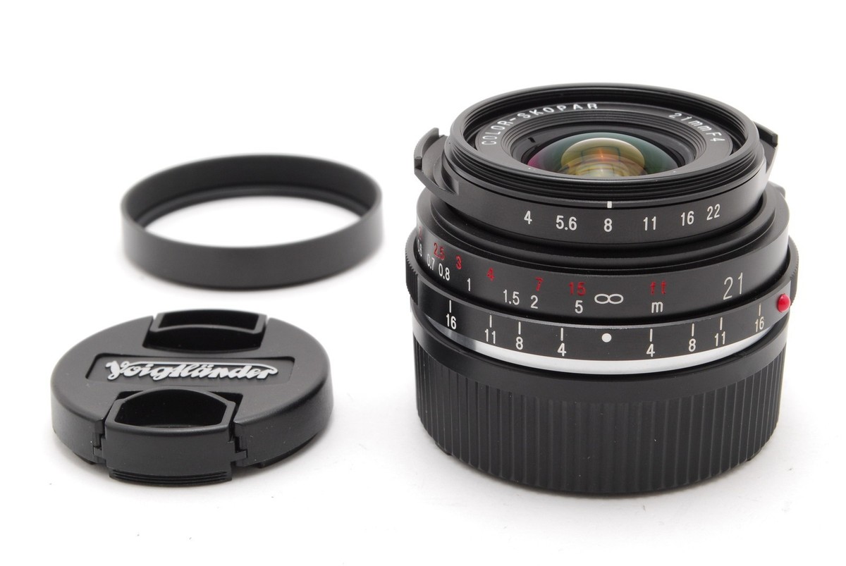 ALMOST UNUSED w/ Hood】 Voigtlander Color Skopar 21mm F4 P VM Lens