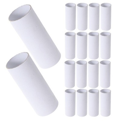  20PCS DIY Crafts Cardboard Tubes: 4'' x 2'' x 0.06'' Toilet Paper Rolls for Crafts