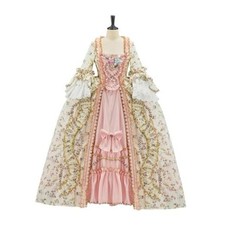 Willyacos French Queen Costume Marie Antoinette Dress 18th XX-Large Floral